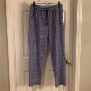 Plush pajama pants